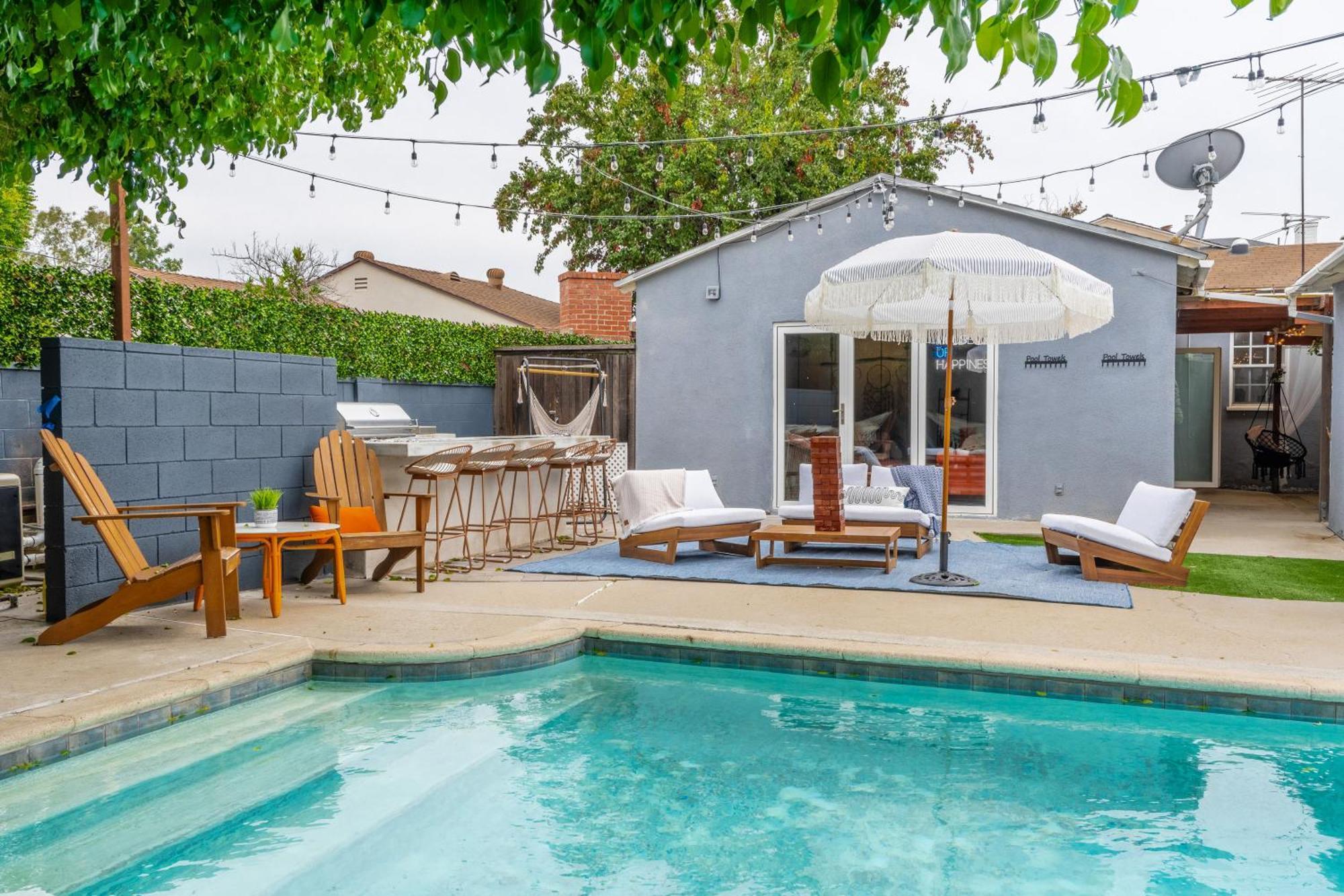 Angel&Rose Universal Hollywood Heated Pool House King Bed ลอสแอนเจลิส ภายนอก รูปภาพ