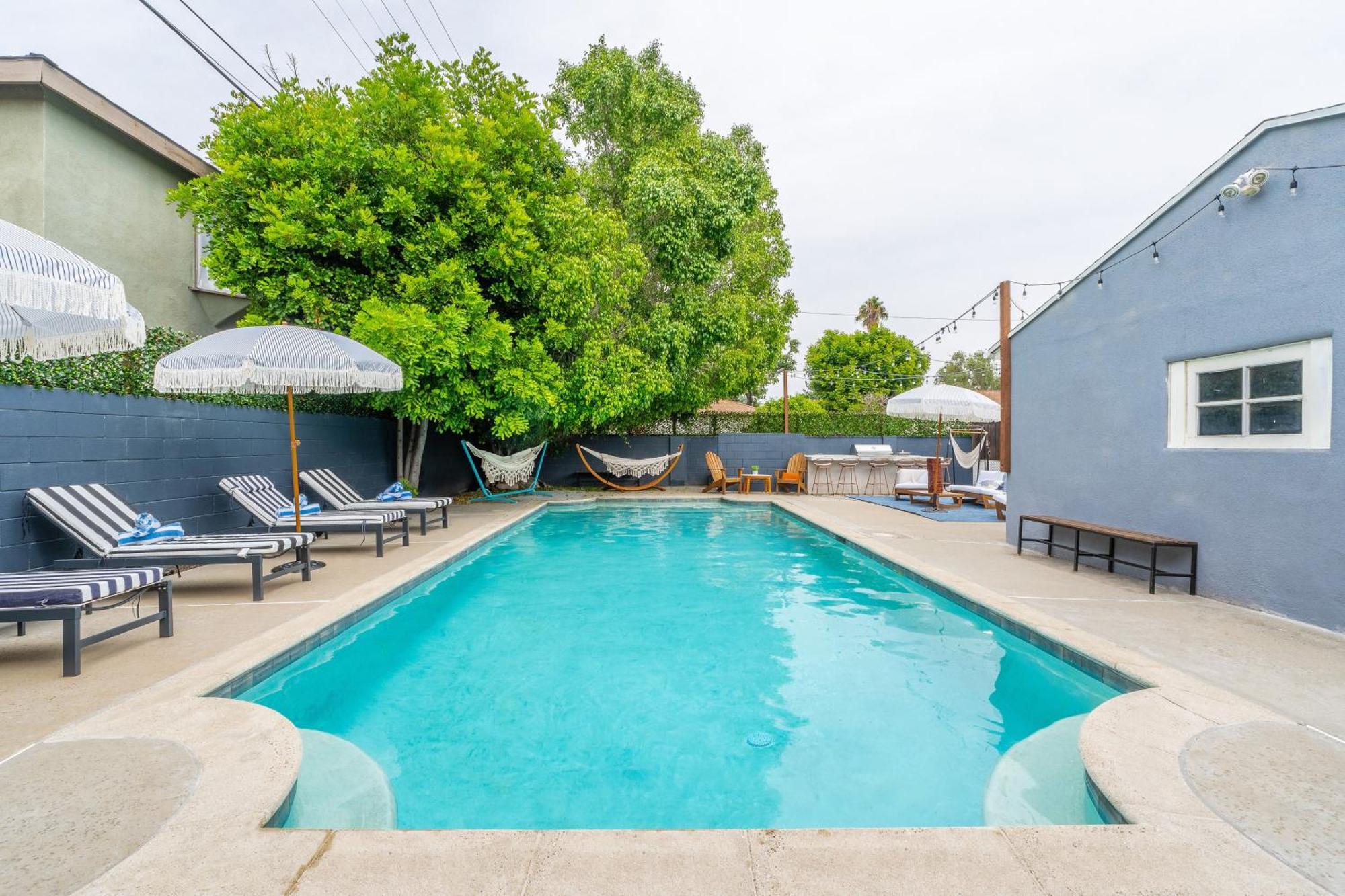 Angel&Rose Universal Hollywood Heated Pool House King Bed ลอสแอนเจลิส ภายนอก รูปภาพ