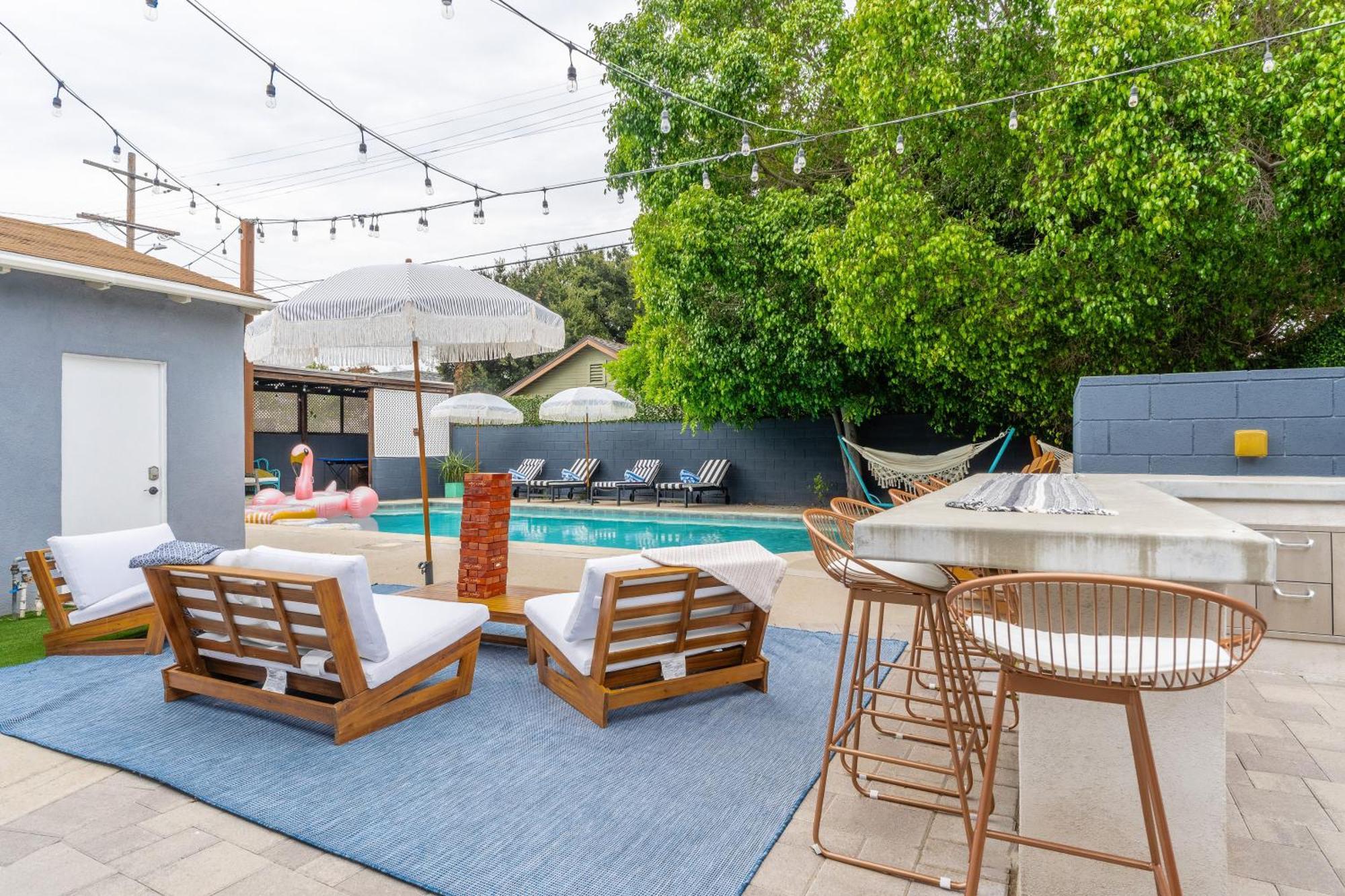 Angel&Rose Universal Hollywood Heated Pool House King Bed ลอสแอนเจลิส ภายนอก รูปภาพ