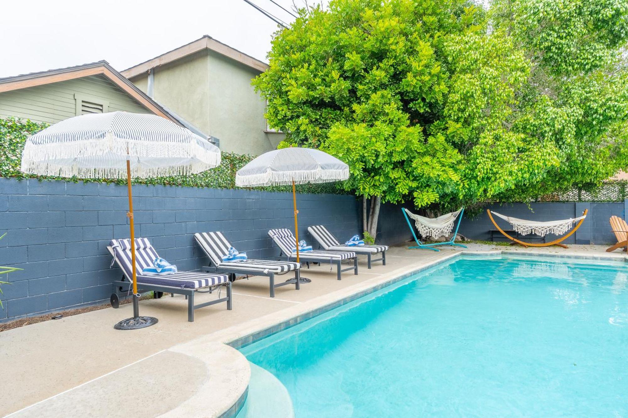 Angel&Rose Universal Hollywood Heated Pool House King Bed ลอสแอนเจลิส ภายนอก รูปภาพ